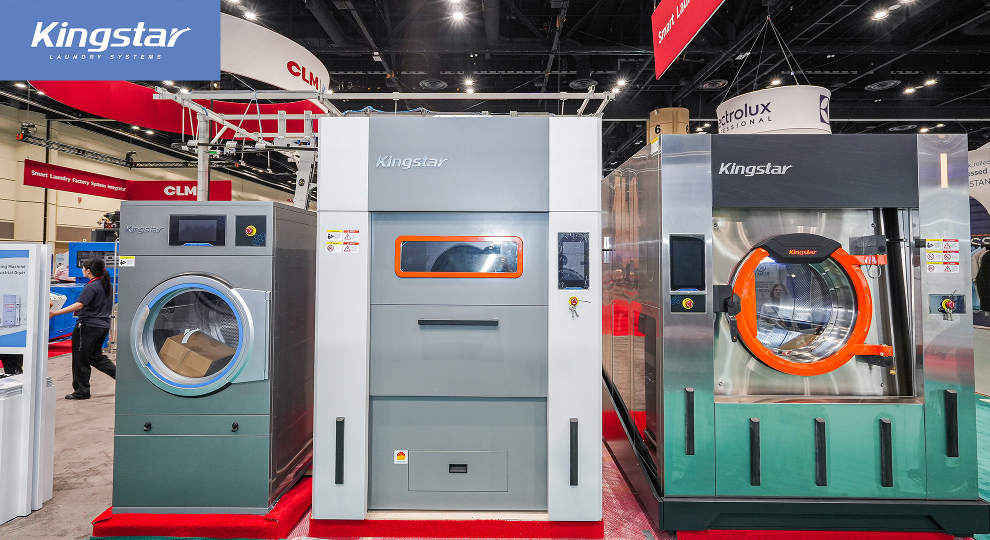 Kingstar vaskeriudstyr lyser op i Clean Show 2025 med innovativ teknologi